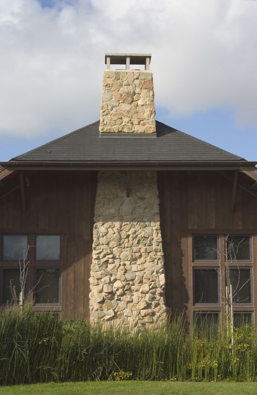 Stone Chimney Installation
